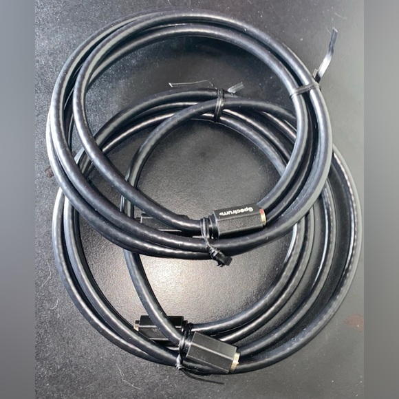 6FT Black Coaxial Cable with Weather Proof Connectors - Picture 3 of 3